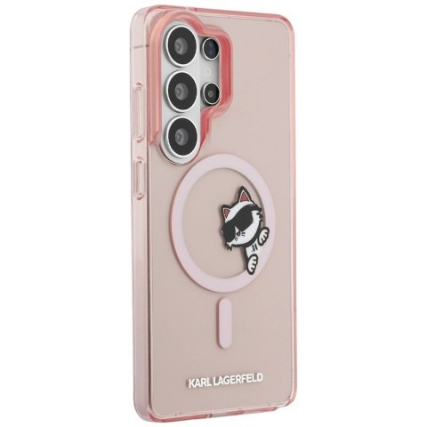 Karl Lagerfeld IML Peekaboo Choupette MagSafe - Etui Samsung Galaxy S26 Ultra (różowy)