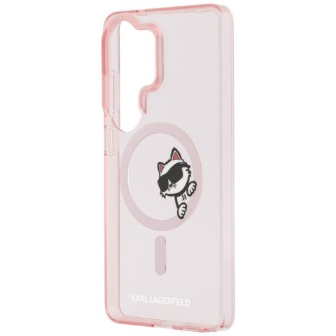 Karl Lagerfeld IML Peekaboo Choupette MagSafe - Etui Samsung Galaxy S26 Ultra (różowy)