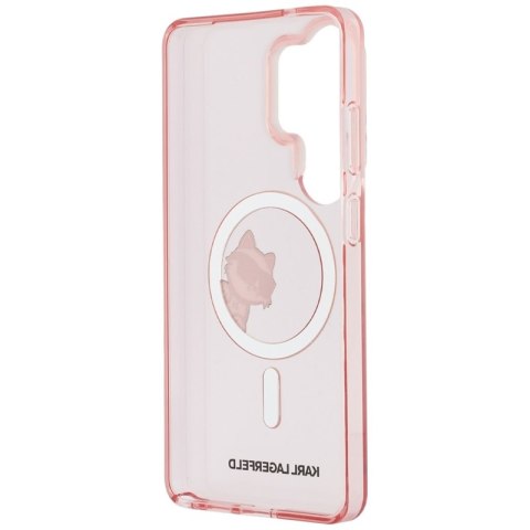 Karl Lagerfeld IML Peekaboo Choupette MagSafe - Etui Samsung Galaxy S26 Ultra (różowy)