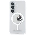Karl Lagerfeld IML Peekaboo Choupette MagSafe - Etui Samsung Galaxy S26 (przezroczysty)