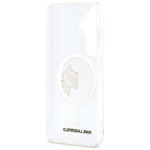 Karl Lagerfeld IML Peekaboo Choupette MagSafe - Etui Samsung Galaxy S26 (przezroczysty)