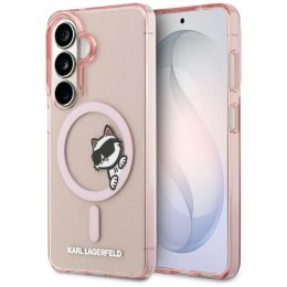 Karl Lagerfeld IML Peekaboo Choupette MagSafe - Etui Samsung Galaxy S26 (różowy)