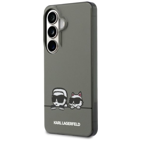 Karl Lagerfeld IML Peekaboo Karl & Choupette MagSafe - Etui Samsung Galaxy S26 (czarny)