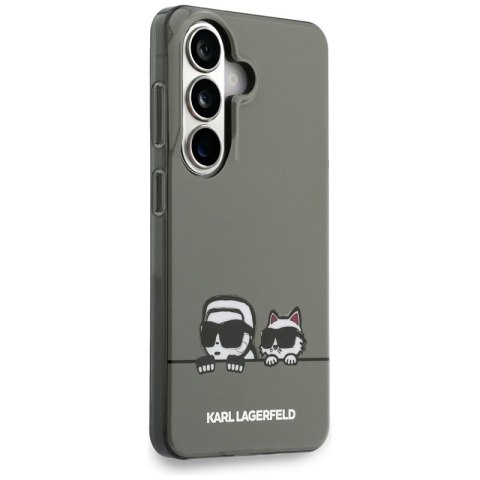 Karl Lagerfeld IML Peekaboo Karl & Choupette MagSafe - Etui Samsung Galaxy S26 (czarny)