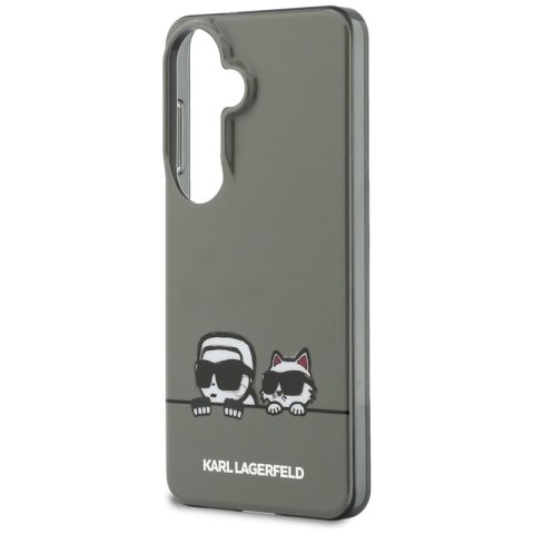 Karl Lagerfeld IML Peekaboo Karl & Choupette MagSafe - Etui Samsung Galaxy S26 (czarny)