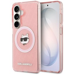 Karl Lagerfeld IML Repeated Choupette MagSafe - Etui Samsung Galaxy S26 (różowy)