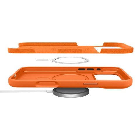 Spigen Silicone Fit Mag MagSafe - Etui do iPhone 17 Pro (Cosmic Orange)