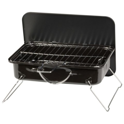 Grill węglowy przenośny, stalowy, do ogrodu i na taras, 37x27x17 cm KAMAI STRENDPRO