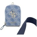 Guess 4G Metal Logo Universal Crossbody Phone Strap Small Purse - Smycz / pasek na ramię z portfelem do telefonu (niebieski)