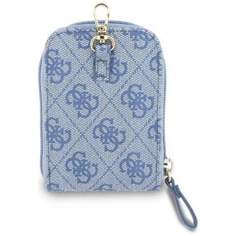 Guess 4G Metal Logo Universal Crossbody Phone Strap Small Purse - Smycz / pasek na ramię z portfelem do telefonu (niebieski)