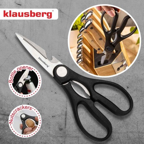 ZESTAW NOŻY KUCHENNYCH I DO STEKÓW W BLOKU KLAUSBERG KB-9038