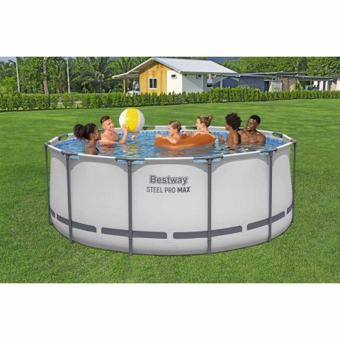 Basen ogrodowy stelażowy 366 x 122 cm zestaw 18w1 Bestway 56420