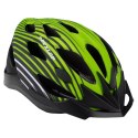Dunlop - Kask rowerowy MTB regulowany rozmiar M 55-58 cm (Zielono-Czarny)