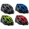 Dunlop - Kask rowerowy MTB regulowany rozmiar M 55-58 cm (Zielono-Czarny)