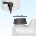 Kanister na wodę pitną z dolnym kranikiem, transparentny, tworzywo HDPE, 22L Kamai SMARTCAN