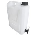 Kanister na wodę pitną z dolnym kranikiem, tworzywo HDPE, 12L Kamai SMARTCAN