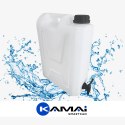 Kanister na wodę pitną z dolnym kranikiem, tworzywo HDPE, 12L Kamai SMARTCAN