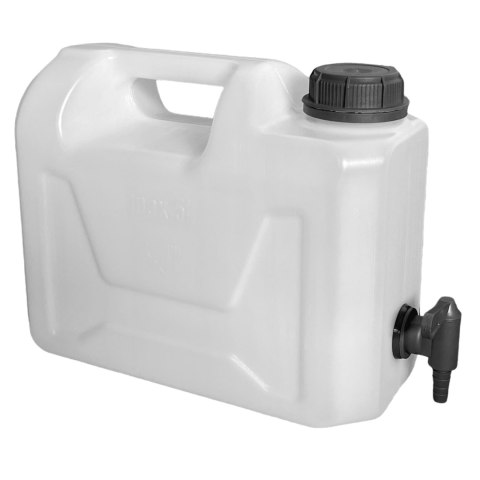 Kanister na wodę z dolnym kranikiem, transparentny HDPE, 5L Kamai SMARTCAN