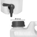 Kanister na wodę z dolnym kranikiem, transparentny HDPE, 5L Kamai SMARTCAN