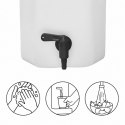 Kanister na wodę z dolnym kranikiem, transparentny HDPE, 5L Kamai SMARTCAN