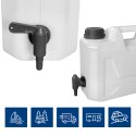 Kanister na wodę z dolnym kranikiem, transparentny HDPE, 5L Kamai SMARTCAN