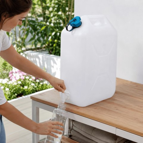 Kanister na wodę z kranikiem, twarde tworzywo z atestem spożywczym, 20L Kamai SMARTCAN