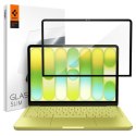 Spigen Glas.tR Slim FC - Szkło hartowane do MacBook Neo (Czarna ramka)