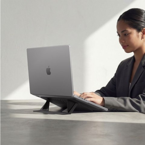 Spigen LD201-S6 Slimfold - Podstawka / stojak pod laptopa / tablet (Space Grey)