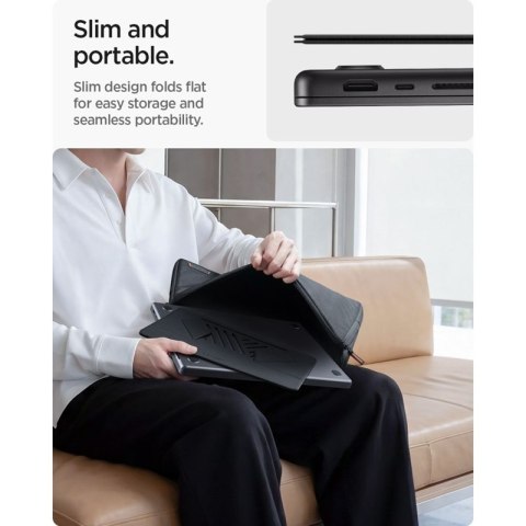Spigen LD201-S6 Slimfold - Podstawka / stojak pod laptopa / tablet (Space Grey)