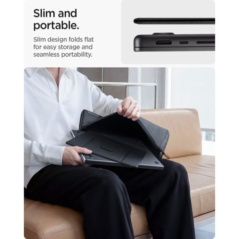 Spigen LD201-S8 Slimfold - Podstawka / stojak pod laptopa / tablet (Space Grey)
