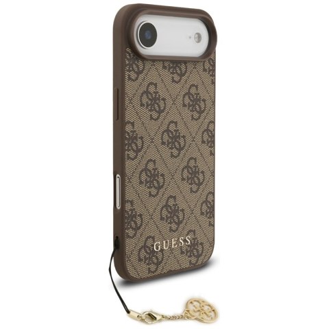 Guess 4G Charms Collection MagSafe - Etui iPhone Air (brązowy)