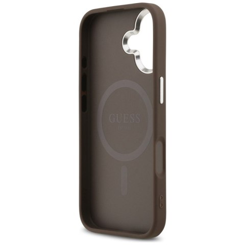 Guess 4G Classic Logo MagSafe - Etui iPhone 17 (brązowy)