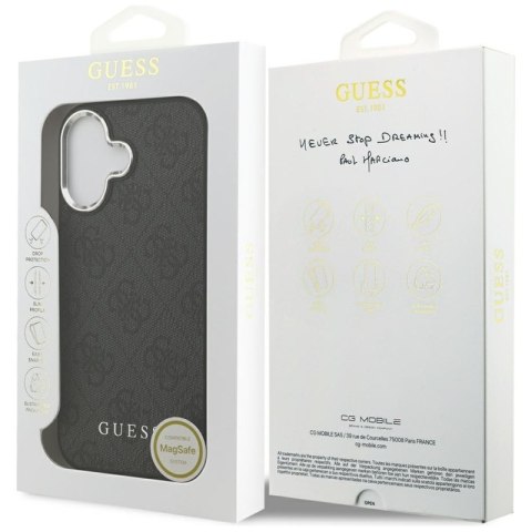 Guess 4G Classic Logo MagSafe - Etui iPhone 17 (czarny)