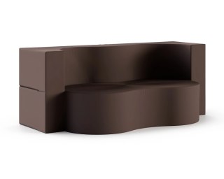 Sofa TWIST GARDEN sofa ogrodowa 3-osobowa, 120x200 cm, rozkładana do spania, 120x200 - TKANINA WODNOODPORNA Czarna