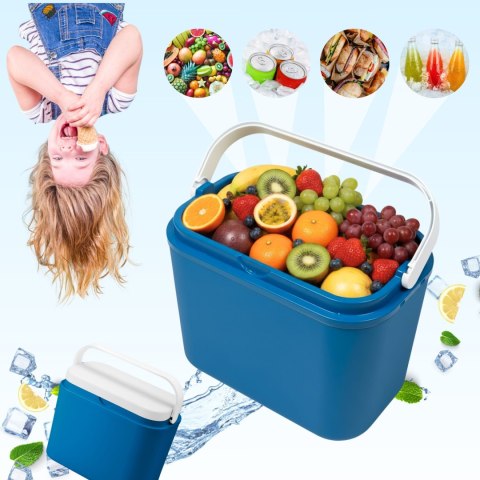 Lodówka CEGECO 10L Niebieska z Białą Pokrywą Kamai Kamai COOLBOX