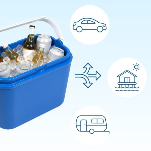 Lodówka CEGECO 10L Niebieska z Białą Pokrywą Kamai Kamai COOLBOX