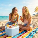 Lodówka CEGECO 15L Niebieska z Białą Pokrywą Kamai Kamai COOLBOX