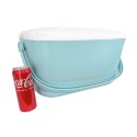 Lodówka CEGECO 15L Niebieska z Białą Pokrywą Kamai Kamai COOLBOX