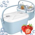 Lodówka CEGECO 15L Niebieska z Białą Pokrywą Kamai Kamai COOLBOX