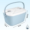 Lodówka CEGECO 15L Niebieska z Białą Pokrywą Kamai Kamai COOLBOX