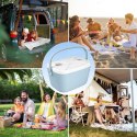 Lodówka CEGECO 15L Niebieska z Białą Pokrywą Kamai Kamai COOLBOX