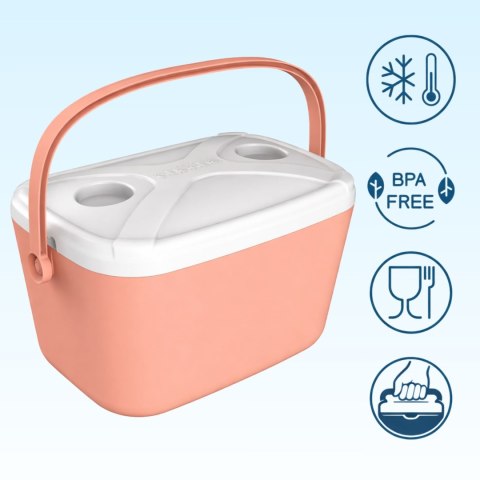 Lodówka CEGECO 15L Różowa Kamai Kamai COOLBOX