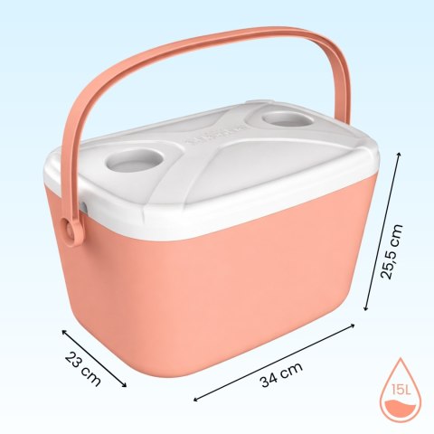 Lodówka CEGECO 15L Różowa Kamai Kamai COOLBOX