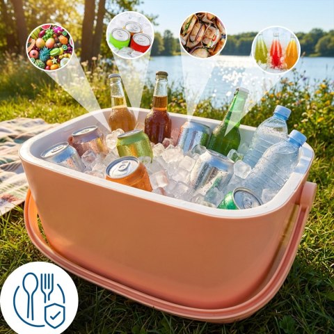 Lodówka CEGECO 20L Różowa Kamai Kamai COOLBOX