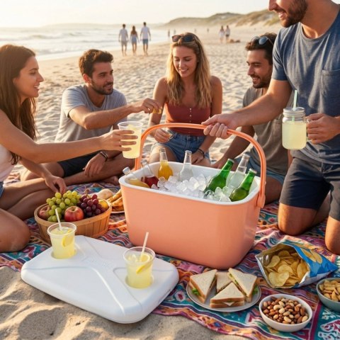 Lodówka CEGECO 20L Różowa Kamai Kamai COOLBOX