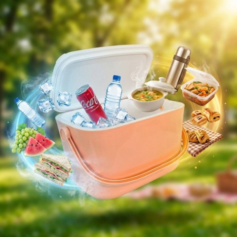 Lodówka CEGECO 20L Różowa Kamai Kamai COOLBOX