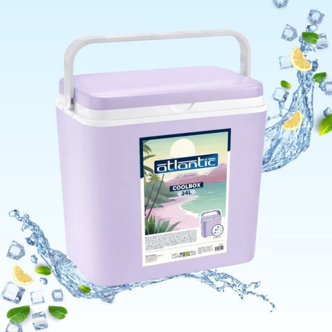Lodówka CEGECO 24L Liliowa Kamai Kamai COOLBOX