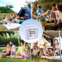 Lodówka CEGECO 24L Liliowa Kamai Kamai COOLBOX