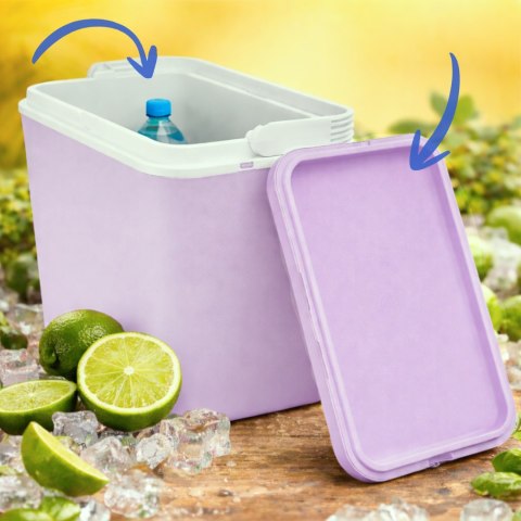 Lodówka CEGECO 24L Liliowa Kamai Kamai COOLBOX