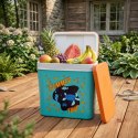 Lodówka CEGECO 24L Niebieska Wzór Zwierząt Morskich Kamai Kamai COOLBOX